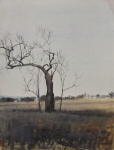 Michael Allen, Resilience, 2022, Watercolor on paper, 22 1/4 x 15 inches