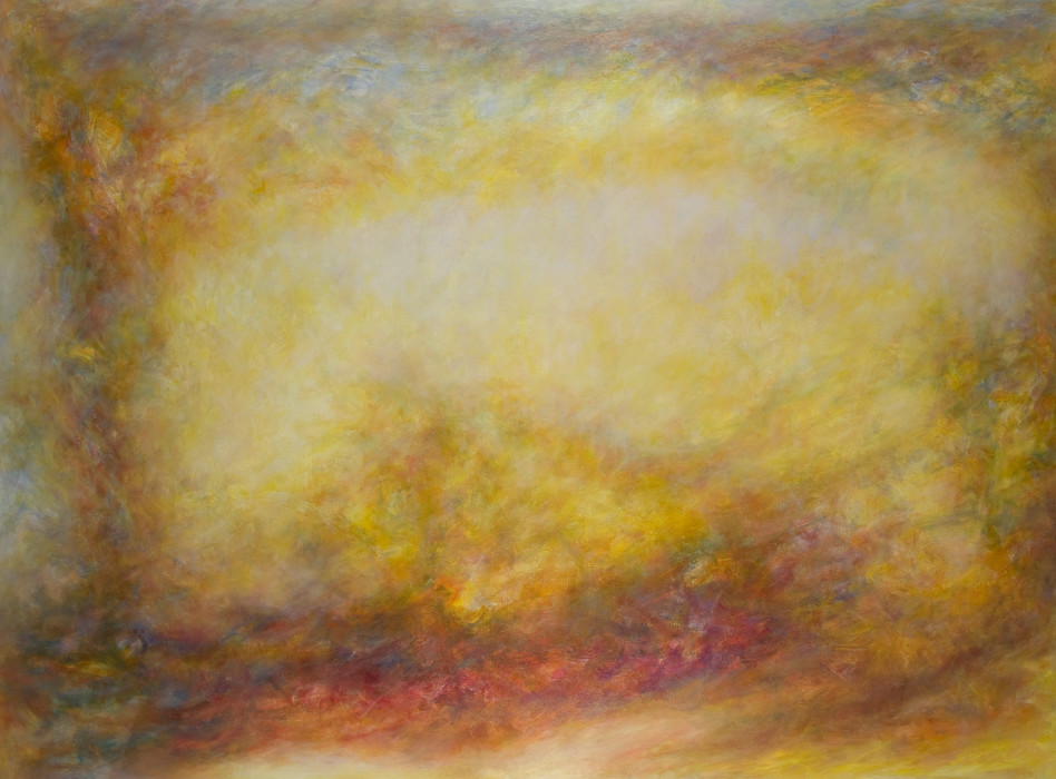 Murray Dessner, One Fine Day, 2002, Acrylic on canvas, 57 3/4 x 78 inches