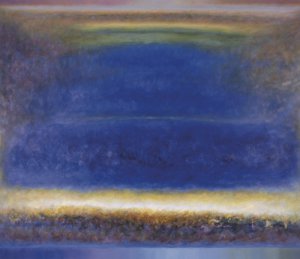 Murray Dessner, Receding Blues, 2004, Acrylic on canvas, 70 x 83 inches