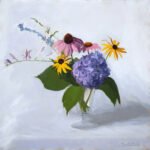 Paul DuSold, In Search of the Divine, 2020, Oil on canvas, 22 x 22 inches