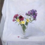 Paul DuSold, Similar and Different, 2020, Oil on canvas, 20 x 20 inches