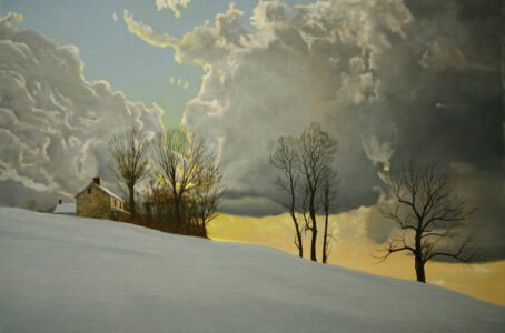 Peter Sculthorpe, The Westerlies (SOLD), 2020, Oil on linen, 20 x 30 inches