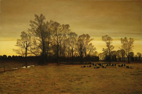 Peter Sculthorpe, Twilight, Oil on linen, 20 x 30 inches