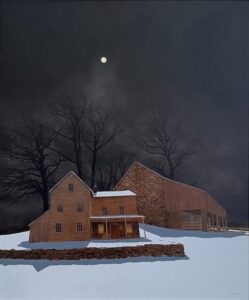 Peter Sculthorpe, New Fallen (SOLD), 2022, Oil on canvas, 35 ½ x 29 ½ inches