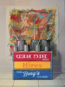 Robert C. Jackson, Abstract Thinking, 2021, Oil on linen, 40 x 30 inches