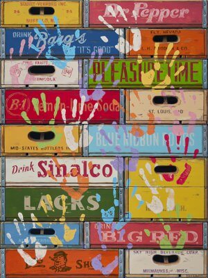 Robert Jackson (b.1964), Hand of the Artist, 2018, Oil on panel, 40 x 30 inches