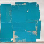 Stuart Shils, Thoughts of Aegean Towns, 2013, collage: acrylic on paper, 11 x 14 1/4 inches