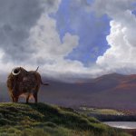 Timothy Barr, Above It All, 2018, oil on panel, 20 x 24 inches