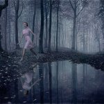 Timothy Barr, Sleep Walker, 2018, oil on panel, 20 x 30 inches