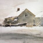 Andrew Wyeth (1917-2009), Station Road, 1960, Watercolor, 19 1/2 x 27 1/2 inches