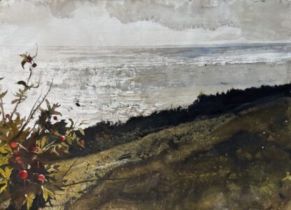 Andrew Wyeth (1917-2009), Thorn Bush, 1986, Watercolor on paper, 21 ¾ x 29 ¾ inches