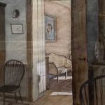 Ann Wyeth McCoy (1915-2005), The Portrait, 1960, Watercolor, 19 3/4 x 13 3/4 inches