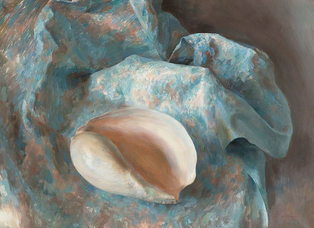 Henriette Wyeth (1907-1997), C-Shell, Oil on canvas, 21 1/2 x 30 inches