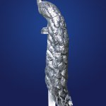 Rikki Morley Saunders, Alexander, cast aluminum, 74 x 23 x 17 inches, Edition of 9