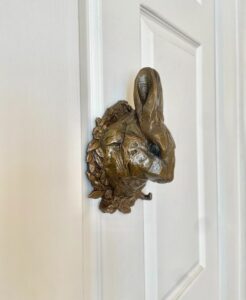 Margery Torrey, Bunny Bouquet, Bronze, 9 x 6.5 x 3 inches