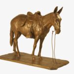 J. Clayton Bright, Crack Shot, Bronze, 11 ½ x 4 ½ x 9 inches, Edition of 15