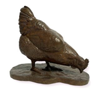 J. Clayton Bright, Dinner, Bronze, 7 x 6 x 3 ¼ inches, Edition of 15