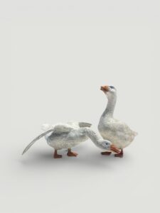 J. Clayton Bright, Intruder (table size), Bronze, 10 x 8 x 3 ½ inches / 12 x 9 ½ x 5 ½ inches, Edition of 25