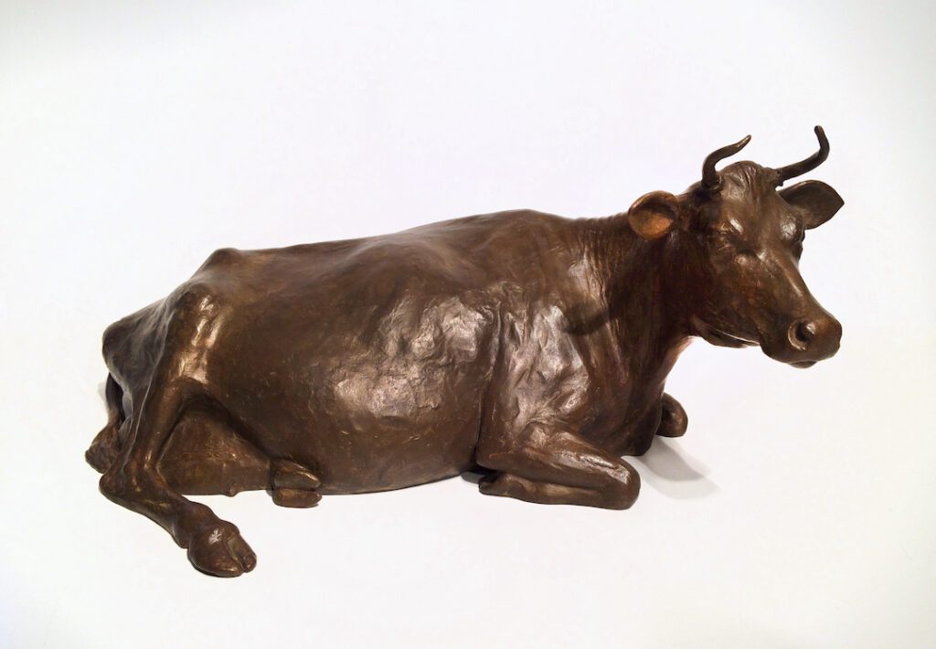 J. Clayton Bright, Miss Gratz, Bronze, 14 x 8 x 5 ¾ inches