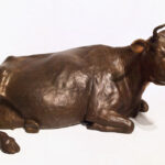 J. Clayton Bright, Miss Gratz, Bronze, 14 x 8 x 5 ¾ inches