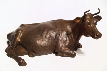 J. Clayton Bright, Miss Gratz, Bronze, 14 x 8 x 5 ¾ inches