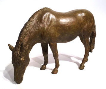 J. Clayton Bright, Miss Margaret, Bronze, 9 ½ x 6 ¼ x 2 ½ inches