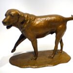 J. Clayton Bright, Mr. Woodward, Bronze, 9 ½ x 4 ½ x 7 ¼ inches, Edition of 25