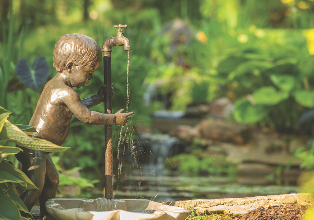 J. Clayton Bright, The Third Element, Bronze, 24 x 21 ½ x 26 inches, Edition of 60