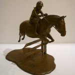 J. Clayton Bright, Woody, bronze, 12 1/2 x 10 x 7 inches, edition of 10
