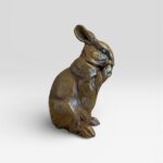 Margery Torrey, Clean Paws, Bronze, 6 ½ x 4 x 3 inches