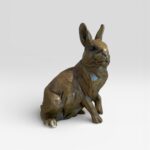 Margery Torrey, Heads Up, Bronze, 4 ½ x 3 ½ x 6 ¼ inches