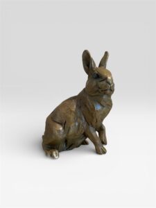 Margery Torrey, Heads Up, Bronze, 4 ½ x 3 ½ x 6 ¼ inches