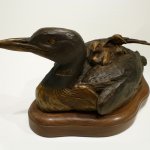 Margery Torrey, Loon Cruise, Bronze, 17 ½ x 7 x 6 ½ inches, edition of 25