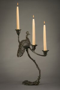 Rikki Morley Saunders, Undercover, Bronze, 14 ½ x 8 x 19 inches