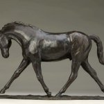 Rikki Morley Saunders, Volant, 1998, bronze, 10 1/4 x 3 1/2 x 17 1/2 inches, edition of 12