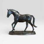 Rikki Morley Saunders, Commanche Moon, Bronze, 13 x 4 x 12 inches, Edition of 8