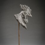 Rikki Saunders, Dinner Guest 2, 2015, Bronze, 11 x 3 3/4 x 4 1/4 inches