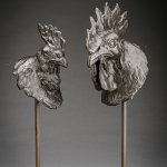 Rikki Saunders, Dinner Guests 1 and 2, 2015, Bronze