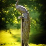 Rikki Morley Saunders, Alexander, bronze, 74 x 23 x 17 inches, edition of 9