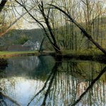 Timothy Barr, Brinton on the Brandywine, 2012, oil on panel, 18 x 24 inches