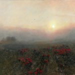 Timothy Barr, Lifting Fog, oil on panel, 20 x 30 inches