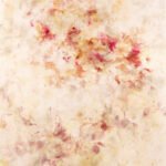 SOLD - Betsy Eby, In Her Faint Evidence, 2021; Encaustic, oil and ink on panel; 70 x 55 inches