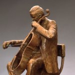 J. Clayton Bright, Cello Player (detail of String Quartet)