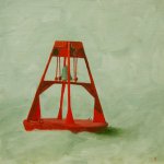 J. Clayton Bright, Reassurance, oil on canvas on panel, 10 x 10 inches