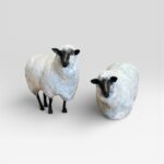 J. Clayton Bright, Sheep (table size), Bronze, 8 x 3 x 5 ½ inches, Edition of 35