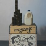 Robert Jackson, Black and White, oil on linen, 40 x 30 inches