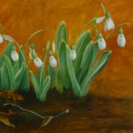 J. Clayton Bright, January 25th, oil on canvas on panel, 8 x 10 inches