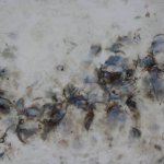 Betsy Eby, Atonce, Encaustic on Linen, 30 x 48 inches