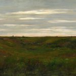 William Merritt Chase (1849-1916), Landscape: A Shinnecock Vale, 1895, Oil on canvas, 26 x 36 inches