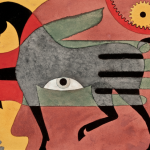 Clarence Carter, Horsepower, 1951, watercolor, gouache on paper, 8 x 10 1/4 inches